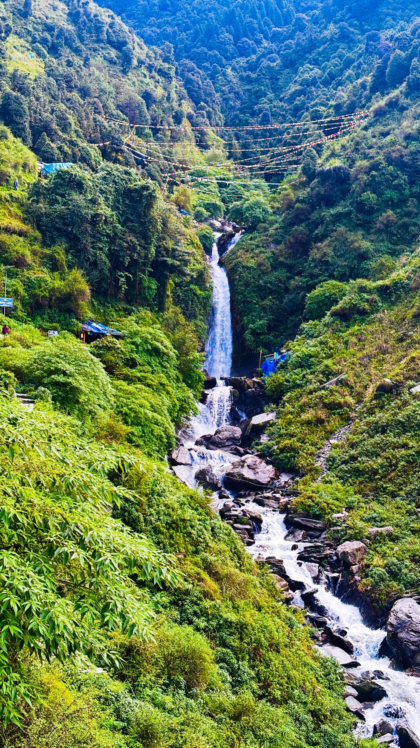 Triund Trek Waterfall